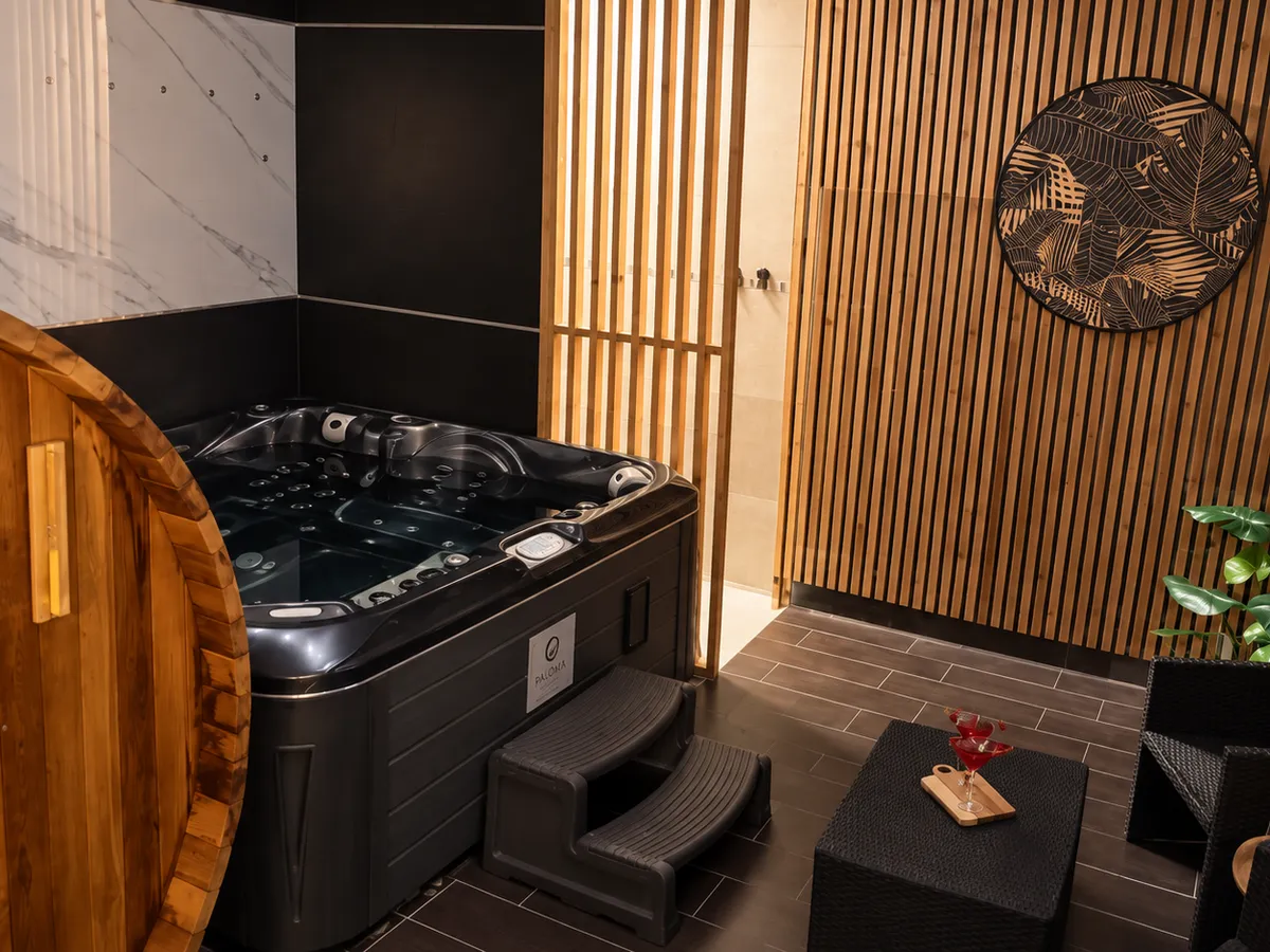 Le spa et le sauna de l'espace Paloma, au Palma à Valenciennes